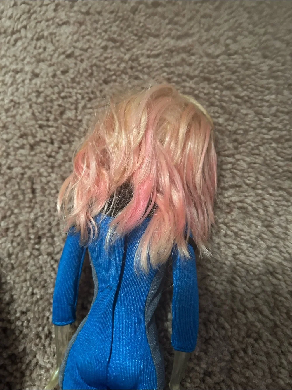 Mattel Fantastic 4 Invisible Woman Barbie Doll